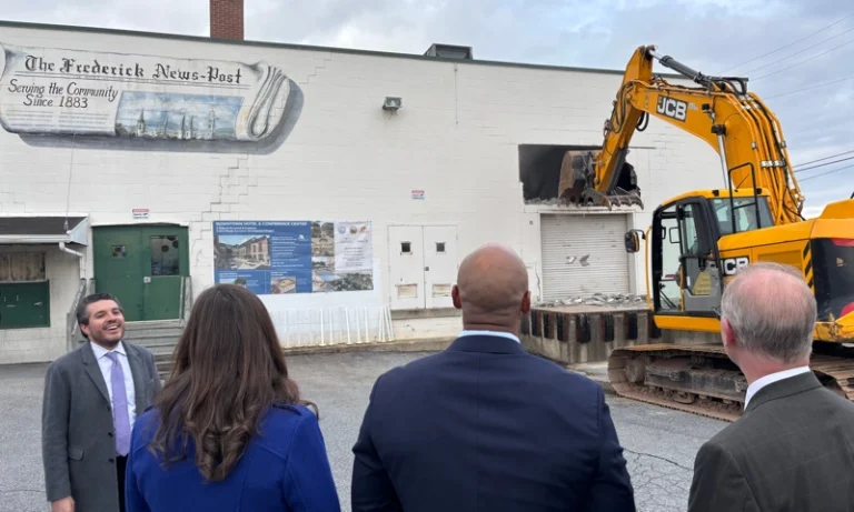 0 Million Downtown Hotel Project in Frederick, Maryland Gets Underway with Initial Demolition