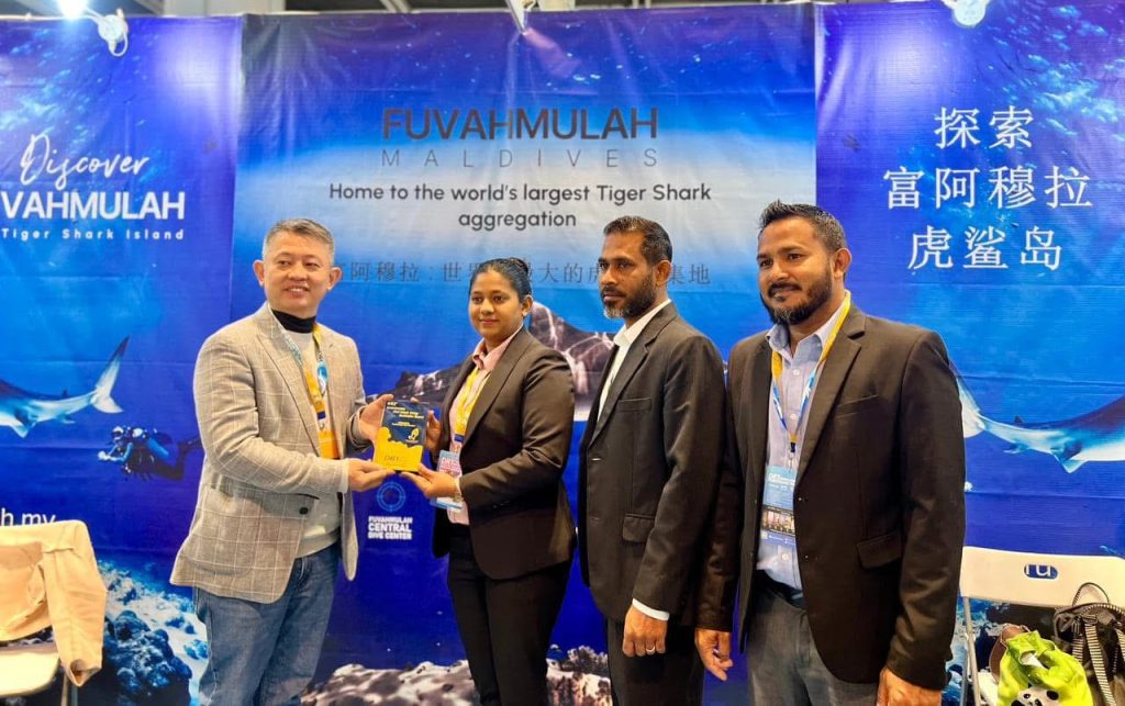 Fuvahmulah named Best Shark Diving Destination at Hong Kong DRT Show – Hotelier Maldives