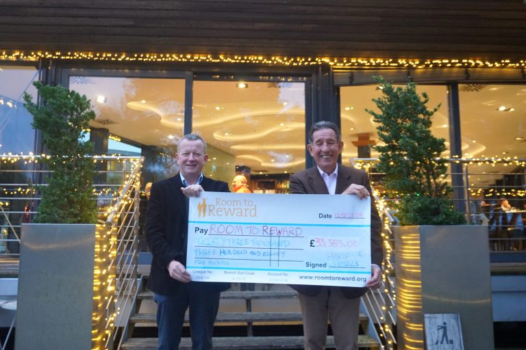 Harbour Hotels contributes £33,000 to Room to Reward