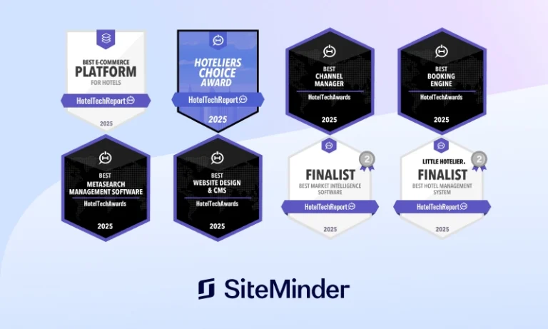 SiteMinder Dominates at 2025 HotelTechAwards with Continued Leadership in ECommerce