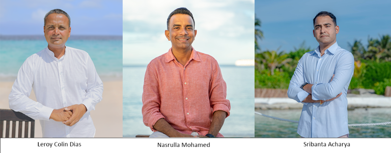 Atmosphere Core promotes Nasrulla Mohamed, Sribanta Acharya, Leroy Colin Dias as Resort Managers – Hotelier Maldives