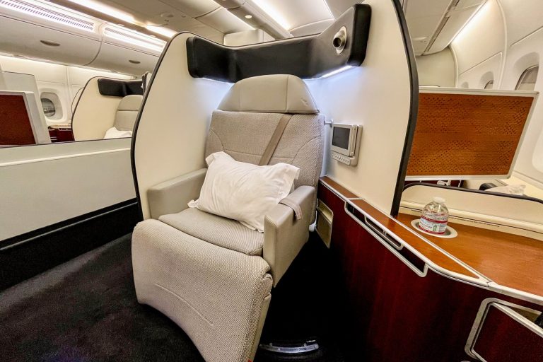 Qantas first-class flight review: Comfortable but subpar